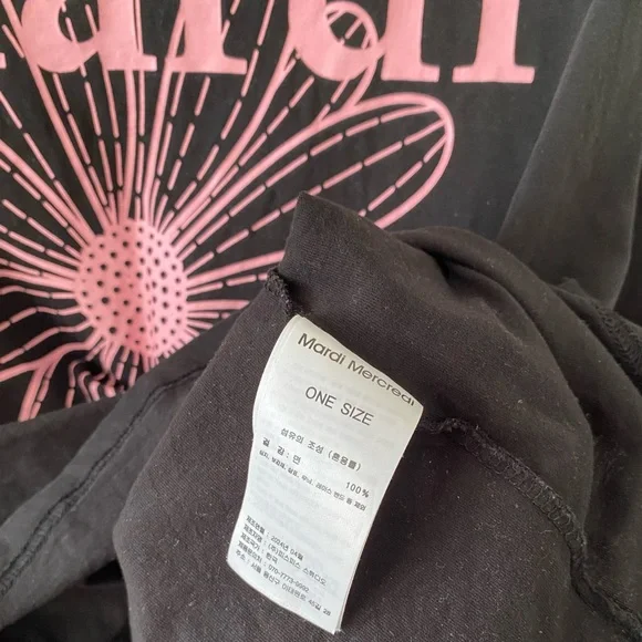 Mardi Mercredi Flower Oversized T-shirt - Picture 4 of 5
